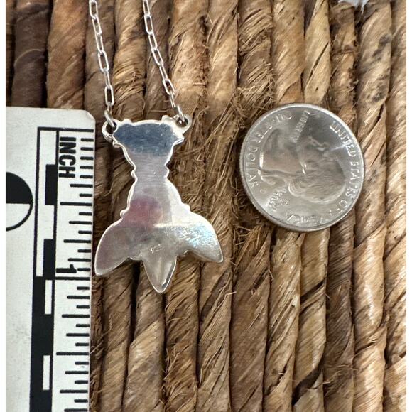 Cotton Candy Turquoise | Paperclip Necklace | 925 18-20” - Picture 6 of 6